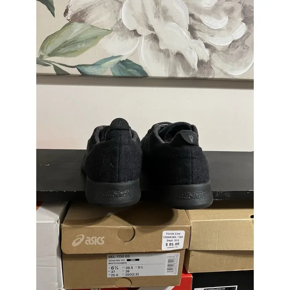 Size 11-Allbirds Wool Runners Mens Black Athletic Running Walking Shoes Sneakers